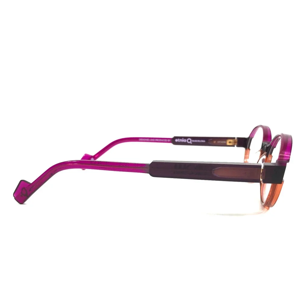 Etnia Barcelona Eyeglasses Frames CHROMA N43 VIOG Violet Orange 48-20-140
